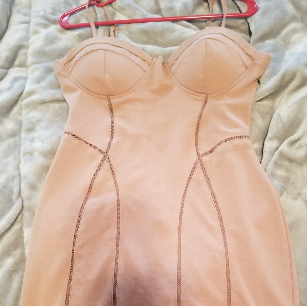 Knee length bodycon dress